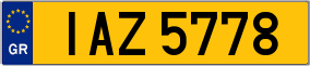 Truck License Plate